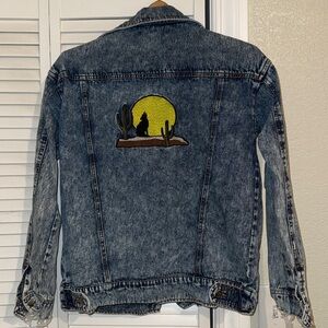 Forever 21 Desert Rose Denim Jacket - S/M